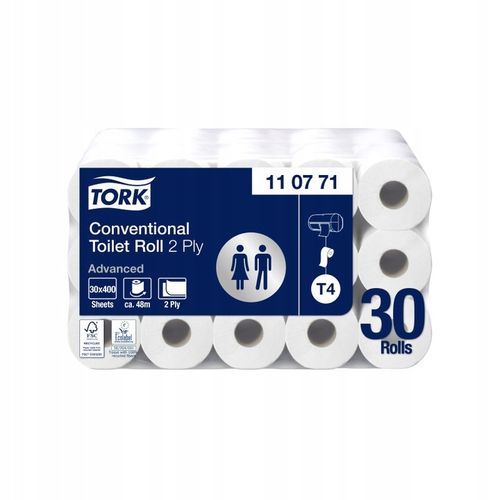 Papier Tork Advanced 110771 T4 30 rolek po 50m 2W BEZZAPACHOWY miękki na Arena.pl