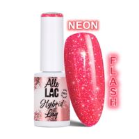 Lakier hybrydowy LED/UV Gel Polish Pinks Flash Glitter Pink AlleLac 6g
