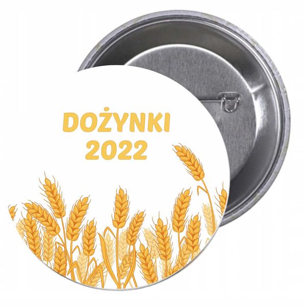Przypinki buttony DOŻYNKI 2022 zdjęcie 1