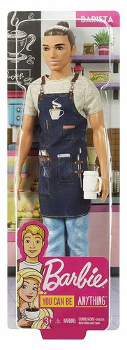 Mattel Lalka Barbie Ken Kariera Barista na Arena.pl