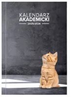 Kalendarz Akademicki 2025/2026 A5 Tygodniowy Pcv, Kot