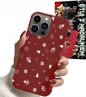 ETUI DO IPHONE 13 PRO MAX - ŚWIĄTECZNE WZORY CHOINKA MIKOŁAJ + SZKŁO