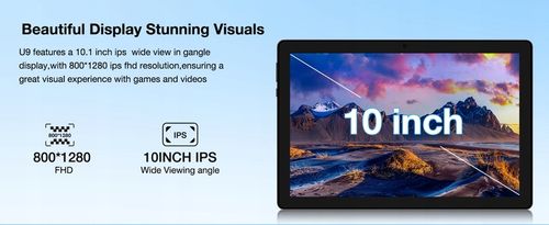 Tablet DOOGEE U9 10.1 7GB+64GB” IPS 5060mAh OTG/WiFi6/1TB/BT5.0 Android13 na Arena.pl