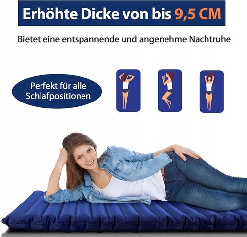 MATA/MATERAC SAMOPOMPUJĄCA WYGODNA 200x122CMx7CM na Arena.pl