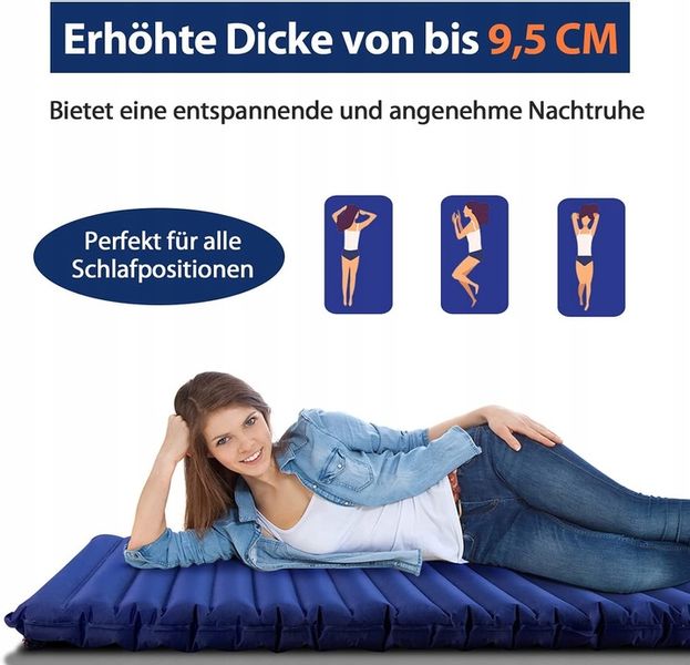 MATA/MATERAC SAMOPOMPUJĄCA WYGODNA 200x122CMx7CM zdjęcie 2