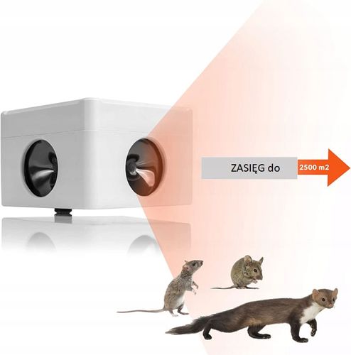 potrójny odstraszacz na kuny na myszy 2500m2 moc na Arena.pl