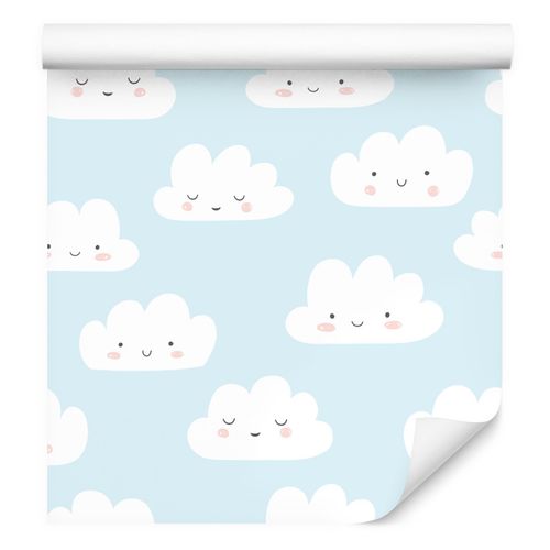 Tapeta Ścienna Do Pokoju Dziecięcego CHMURKI Niebo Styl Boho Bajka na Arena.pl