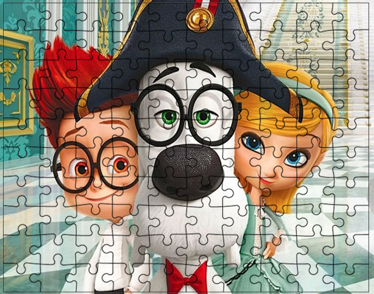 Puzzle Pan Peabody i Sherman zdjęcie 1