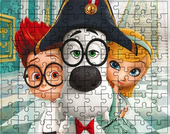Puzzle Pan Peabody i Sherman