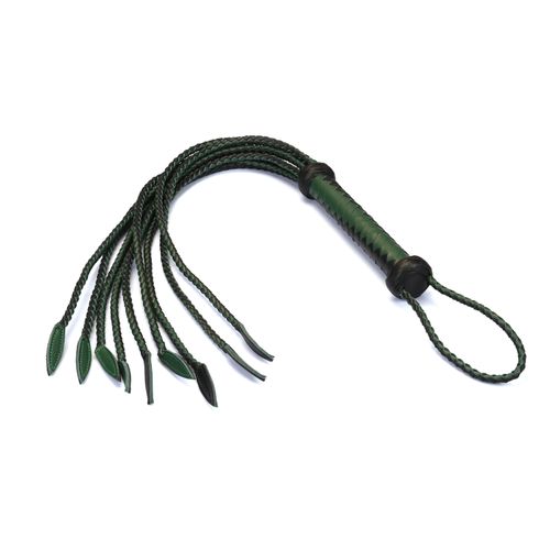 pejcz mossy chic and black leather cat o nine tails whip liebe seele na Arena.pl