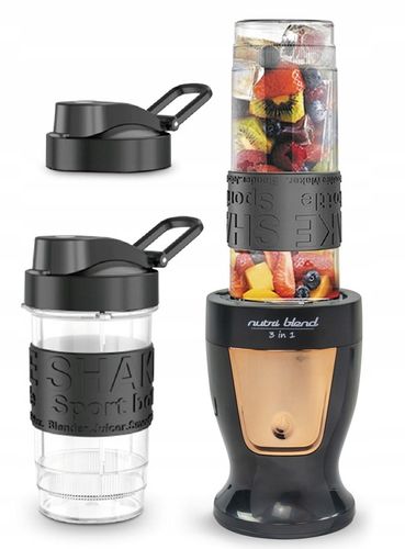 BLENDER KIELICHOWY DO KOKTAJLI SMOOTHIE BUTELKI SIEKANIE MIELENIE BLEND&GO na Arena.pl