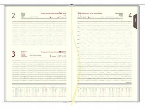 KALENDARZ A5 2026 DZIENNY KSIĄŻKOWY Z NADRUKIEM DLA CHŁOPAKA Z IMIENIEM na Arena.pl