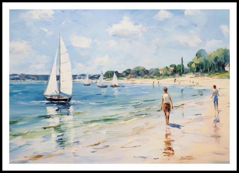 Plakat 100x70cm Życie na Brzegu zdjęcie 3