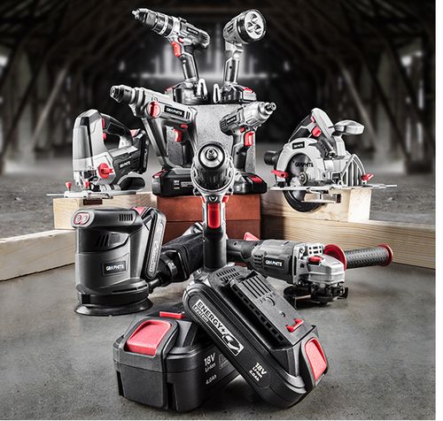 GRAPHITE MŁOTOWIERTARKA 18V Li-Ion SDS-plus bez akumulatora 58G009 na Arena.pl