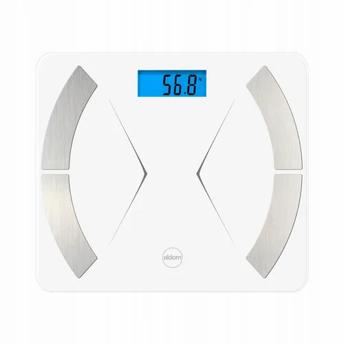 Inteligentna waga łazienkowa bluetooth Eldom TWO500 biała na Arena.pl