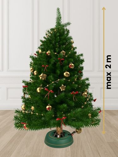 STOJAK CHOINKOWY KAMAI PODSTAWKA NA CHOINKĘ 2M + GRATIS 100 LAMPEK LED na Arena.pl