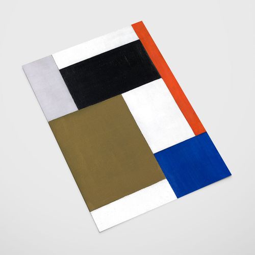 Plakat kompozycja geometryczna theo 21x29,7 cm A4 na Arena.pl