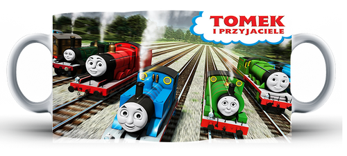 Kubek ceramiczny Tomek i Przyjaciele na Arena.pl