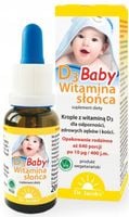 DR. JACOBS Witamina Słońca D3 Baby w kroplach dla dzieci 20 ml