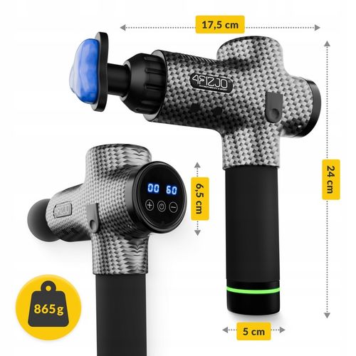 PISTOLET DO MASAŻU WYMIENNE KOŃCÓWKI RELAKS MASSAGE GUN ULTRA COOL EDITION na Arena.pl