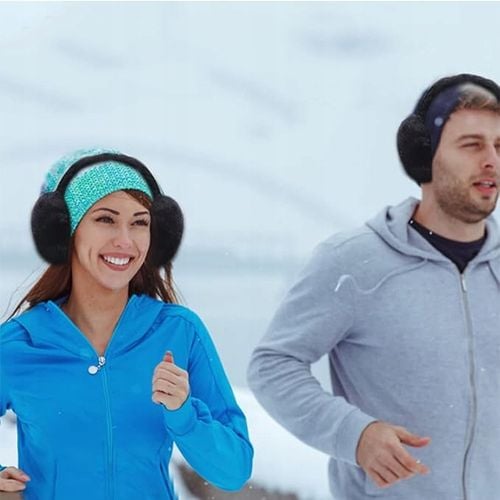 NAUSZNIKI ZIMOWE JESIENNE NA USZY CIEPŁE FUTERKO PLUSZOWE REGULOWANE na Arena.pl