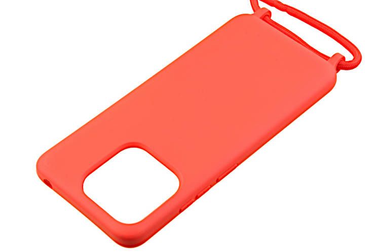 Etui ze sznurkiem RCK do Xiaomi Redmi 12C czerwony zdjęcie 4
