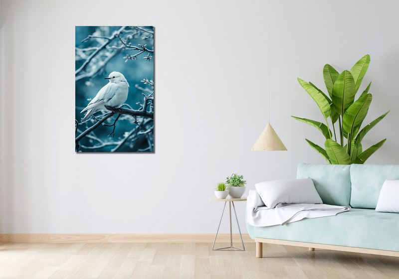 Obraz 60x100cm Perłowy Ptak zdjęcie 2