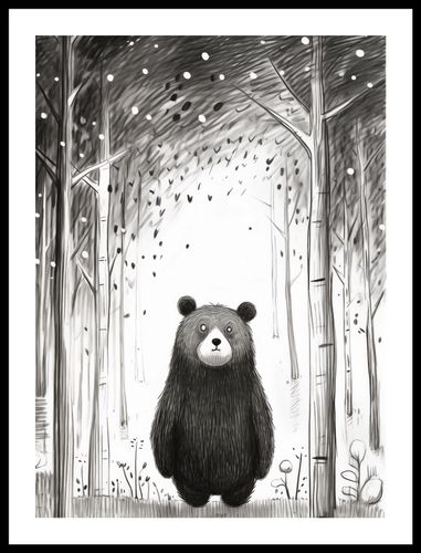 Plakat 40x55cm Ciekawski Miś na Arena.pl