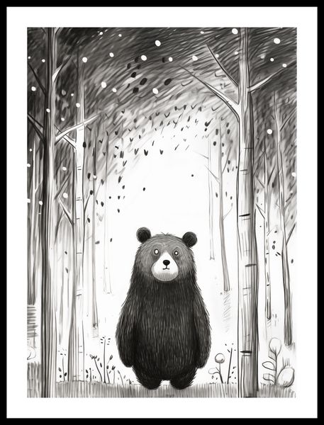 Plakat 40x55cm Ciekawski Miś zdjęcie 3