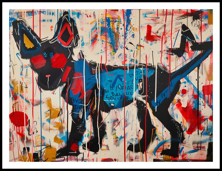 Plakat 100x75cm Miejski Pies zdjęcie 3