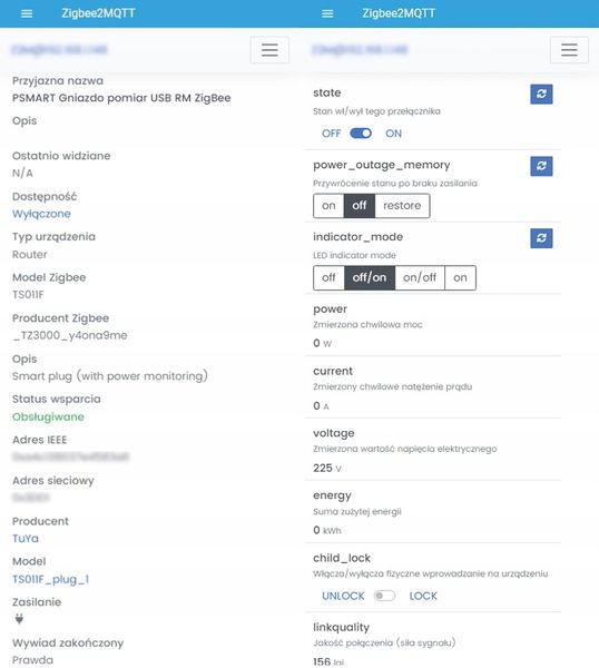 Inteligentne gniazdo z pomiarem prądu USB ZigBee TUYA PSMART białe zdjęcie 9
