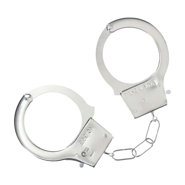 Classic Metal Handcuffs - Silver zdjęcie 1