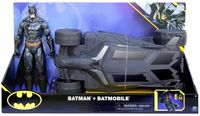 BATMAN POJAZD BATMOBIL MROCZNY RYCERZ FIGURKA RUCHOMA 30 CM DC COMICS