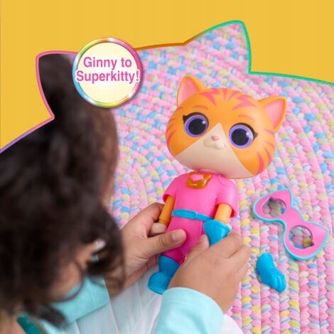 DISNEY JUNIOR SUPERKOTY SUPER KITTIES INTERAKTYWNA FIGURKA GINNY GOSIA 20CM na Arena.pl