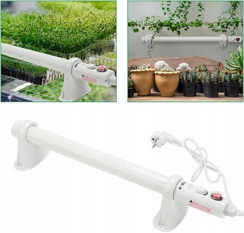 GRZEJNIK RUROWY Z TERMOSTATEM 55W, IP44, dł.50cm, łazienkowy, VF KRAKOW na Arena.pl