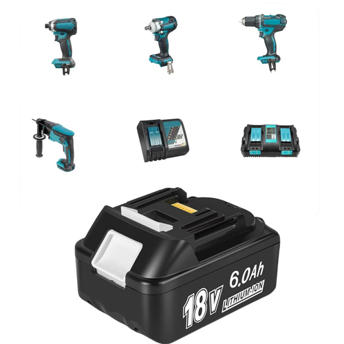 Akumulator Zamiennik do Makita 1x 18V 6Ah BL1840 BL1850 +Ładowarka 14.4-18V na Arena.pl
