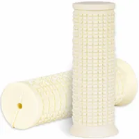 Rączki Uchwyty Gripy Kierownicy do Roweru Kremowe 2szt