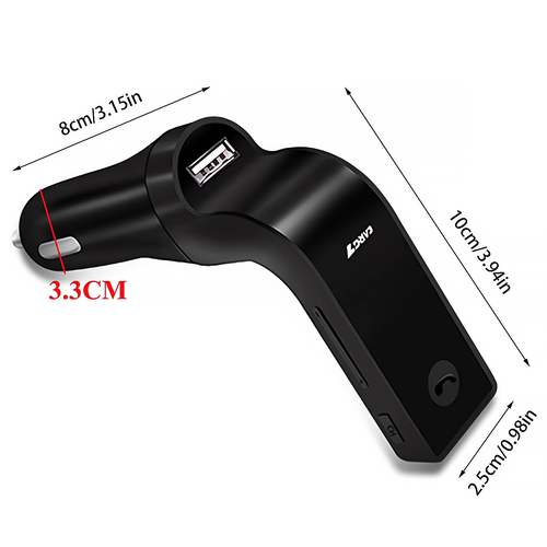 Transmiter FM Samochodowy USB MP3 Bluetooth Ładowark microSD LCD na Arena.pl