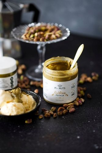 KREM PISTACJOWY BEZ DODATKU CUKRU "KRÓLOWA PISTACJA" PI-NUTS 250g na Arena.pl