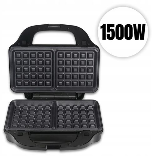 OPIEKACZ GRILL GOFROWNICA 3W1 DO KANAPEK TOSTÓW TOSTER ELEKTRYCZNY na Arena.pl