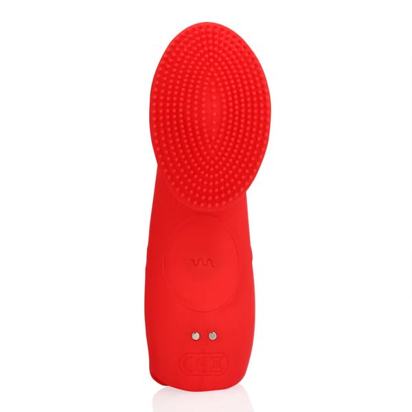 Textured Finger Vibrator - Sunrise Red zdjęcie 4