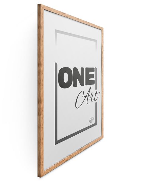 Ramka kwadrat Hekla MDF 60x60 naturalny 1szt. zdjęcie 2