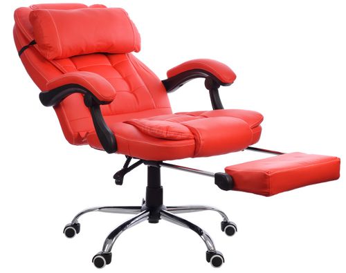 Fotel biurowy GIOSEDIO czerwony, model FBK001 na Arena.pl