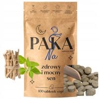 ZIOŁOWE tabletki na SEN zdrowy i mocny 100 tabl. ASHWAGANDHA + MELATONINA
