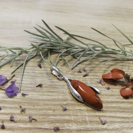 SREBRNY WISIOREK Z PIASKIEM PUSTYNI, TURKUSEM, KORALOWCEM SREBRO PRÓBY 925 zdjęcie 6