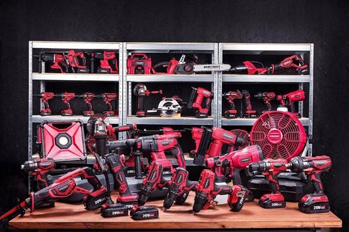 NOŻYCE DO ŻYWOPŁOTU AKUMULATOROWE DO KRZEWÓW GAŁĘZI SEKATOR 510MM WORCRAFT na Arena.pl