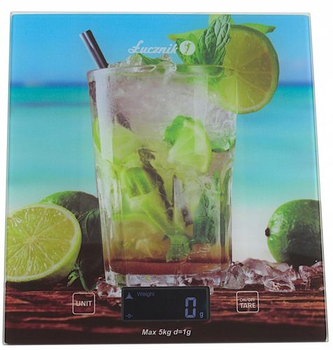 Waga kuchenna LCD do 5kg ŁUCZNIK lemon na Arena.pl