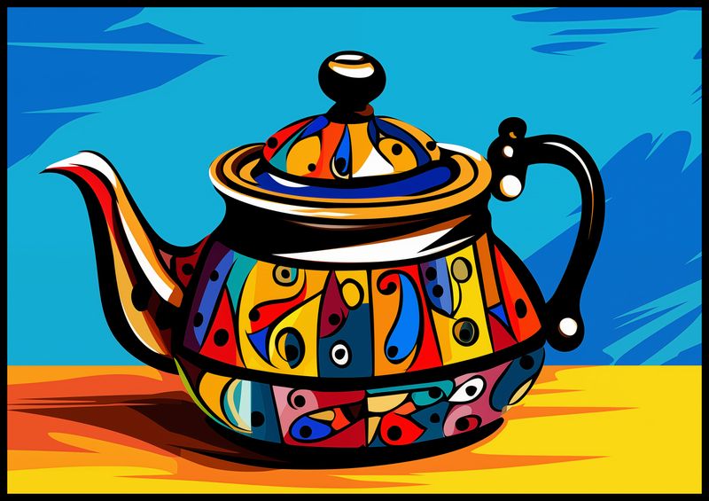 Plakat 100x70cm Może Herbatki? zdjęcie 2