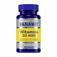 PANAWIT Witamina D3 4000 60 kaps. Wspiera zdrowe kości i odporność