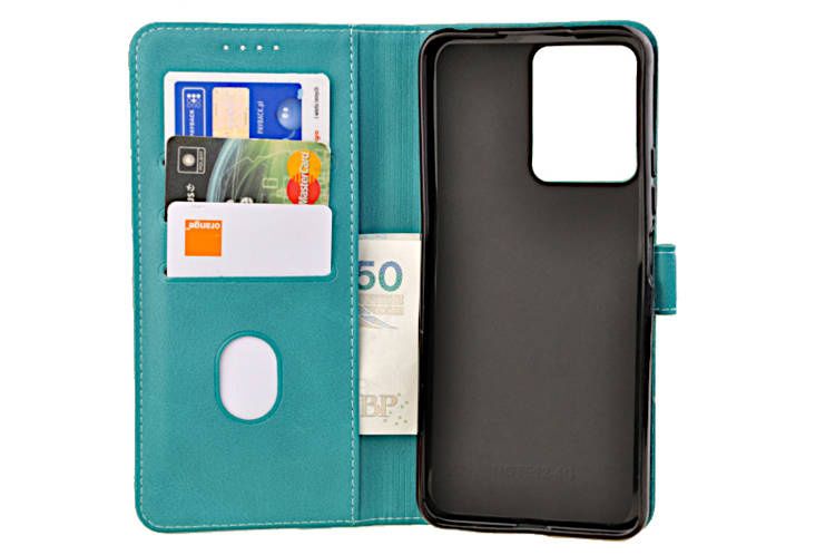 Etui portfel Wallet do Xiaomi Redmi Note 12 5G zielony zdjęcie 3